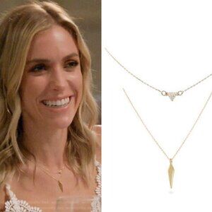 NWT Uncommon James To The Point Necklace, Gold